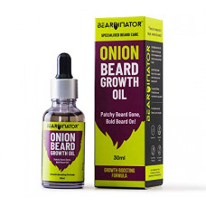 Deals, Discounts & Offers on Health & Personal Care - Beardinator Onion Beard Growth Oil For Men | With 10 Essential Oils For 10x Faster Beard Growth | Chemical Free Beard Care, 30 ML