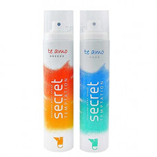 Deals, Discounts & Offers on Beauty Care - Secret Temptation Te Amo Aqua and Breeze Perfume Body Spray Combo