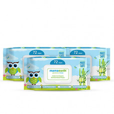 Deals, Discounts & Offers on Baby Care - Mamaearth India's First Organic Bamboo Based Baby Wipes  Pack of 3 (72x3)