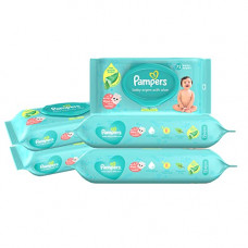 Deals, Discounts & Offers on Baby Care - Pampers Baby Aloe Wipes with Lid, 360 Wipes (72 x Pack of 5)