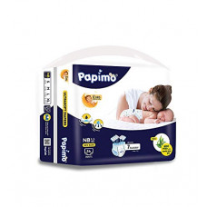 Deals, Discounts & Offers on Baby Care - Papimo New Born Baby Diapers with Aloe Vera, (2.0 kg - 4.0 kg) (86 count)
