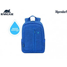 Deals, Discounts & Offers on Laptop Accessories - RivaCase Alpendorf 7560 Blue Laptop Canvas Water Resistant Backpack 15.6