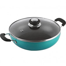 Deals, Discounts & Offers on Cookware - Cello Kadhai with Lid Prima Non-Stick Cookware (Green)