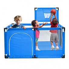 Deals, Discounts & Offers on Baby Care - Toy Park Baby Playpen Playing House Newborn Baby Fence Interactive Kids Toddler Room with Safety Gate, Square Shape Indoor Outdoor Playards