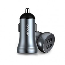 Deals, Discounts & Offers on Mobile Accessories - Lenovo HC10 Dual USB Car Charger (Black)
