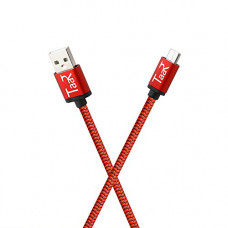 Deals, Discounts & Offers on  - Taar MUBR Micro USB Nylon Braided Data Cable - 3.28 Feet - (1 Meter) - (Red)