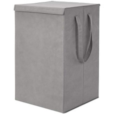 Deals, Discounts & Offers on  - Amazon Brand - Solimo Fabric Foldable Laundry Organiser, Grey