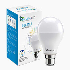 Deals, Discounts & Offers on Men - Syska 4IN1-1203 Quartet 12W with 4 Color (Cool White,Blue,Sky Blue & Night Mode)