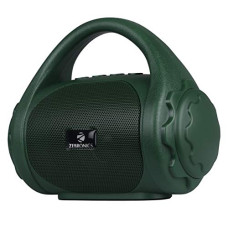Deals, Discounts & Offers on Electronics - Zebronics ZEB-COUNTY 3W Wireless Bluetooth Portable Speaker With Supporting Carry Handle, USB, SD Card, AUX, FM & Call Function. (Green)