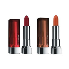 Deals, Discounts & Offers on Beauty Care - Maybelline New York Color Sensational Creamy Matte Lipstick 695 Divine Wine + FREE Brooklyn Bare LIPSTICK