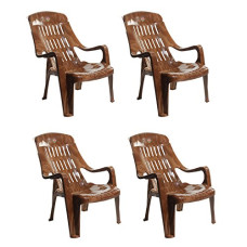 Deals, Discounts & Offers on Furniture - Cello Comfort Sit Set of 4 Chairs (Sandalwood Brown)