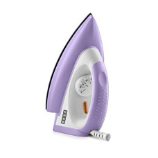 Deals, Discounts & Offers on Irons - USHA Armor AR1100WB 1100 W Dry Iron with Black Weilburger Soleplate (Purple)