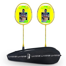 Deals, Discounts & Offers on  - Li-Ning Aluminum XP 2020 Badminton Racket (Yellow) -Set of 2