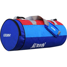 Deals, Discounts & Offers on  - Aurion Gym Bag with Shoes Compartment and Under Pocket,Training Yoga Travel Holdall Duffle Bag For Men and Women 34 L (Blue/Red)
