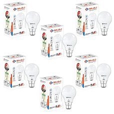 Deals, Discounts & Offers on  - Bajaj Ledz Plus Led Lamp 9W Cool Day Light B22 (Pack of 6, White), Medium (830418-Pk6)
