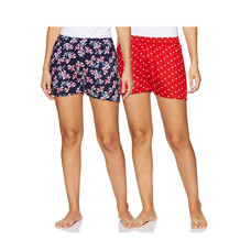 Deals, Discounts & Offers on Women - [Size L] Longies Women's Rayon Boxer Shorts Regular