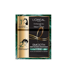 Deals, Discounts & Offers on Beauty Care - L'Oreal Paris Extraordinary Oil Smooth Steam Mask (Paraben Free) 20ml + 40g | Nourishing Treatment For Smooth & Straight Frizz-Free hair | With Precious Essential Oils