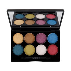 Deals, Discounts & Offers on Beauty Care - COLORESSENCE Pearl Finish Eyeshadow Palette Weightless Highly Pigmented Shimmer Eye Shade, Single Touch Application - EP-2 (10 Colors)