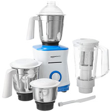 Deals, Discounts & Offers on  - AmazonBasics Alpha Mixer Grinder 750W, 3 Jars + 1 Juicer Jar, White