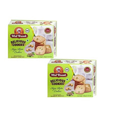 Deals, Discounts & Offers on  - MidBreak - Kaju Pista Biscuits | Kaju Pista Cookies | Cashew Biscuits | Cashew Pistachio Cookies | Premium Handmade Cookies | 350 Gm x 2 | Pack of 2