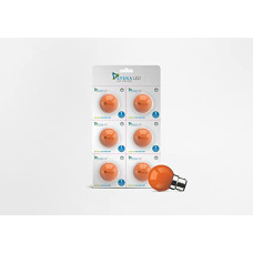 Deals, Discounts & Offers on  - Syska SSK-PAG-0.5W Base B22 0.5-Watt LED Bulb (Pack of 6) (Orange)