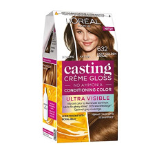 Deals, Discounts & Offers on Beauty Care - L'Oreal Paris Casting Crme Gloss Conditioning Hair Color Ultra Visible, 100g + 60ml - Light Golden Brown 632 (Pack of 1)