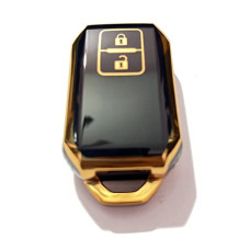 Deals, Discounts & Offers on  - Guance 3D Desgin (Black) Key Shell Key Cover and Keyring Compatible For Baleno 2019, New Brezza 2022, Swift, Ertiga, XL6, DZire, Ignis, Grand Vitara 2 Button Smart Key (1 Pcs,Black)