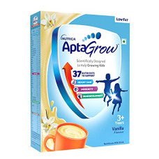 Deals, Discounts & Offers on  - AptaGrow Health and Nutrition Drink Powder For Kids Growth, Vanilla, 400 g