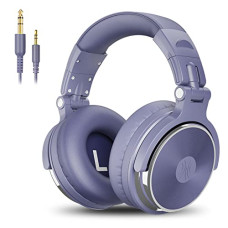 Deals, Discounts & Offers on Headphones - Oneodio Pro-10 Wired Over Ear Headphones With Mic Bass S With 50Mm Driver, Foldable With Shareport For Recording Monitoring Podcast Guitar Pc Tv (Light Blue)