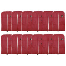 Deals, Discounts & Offers on  - Kuber Industries Blazer/Suit Cover|Easily Foldable & Non Woven Fabric|Bag with Zipper Closure|Cloth Organizer For Dust Proof Jacket|Size 90 x 62 x 1 cm, Pack of 12 (Maroon)