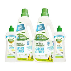 Deals, Discounts & Offers on  -  U Me N Earth Disinfectant Floor Cleaner | Eucalyptus & Citronella | 1.95 L Pack & Kitchen Dishwash Gel 1 L | Pack of 4
