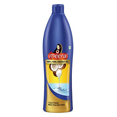 Deals, Discounts & Offers on Beauty Care - Meera 100% Pure Coconut Oil,Tripal Filtered Dala Copra with Fresh & Natural Aroma For Extra Shine and Smoothness,For Men and Women 600 ml
