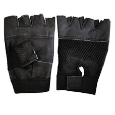Deals, Discounts & Offers on Accessories - Spanco Black Color Leather Gym Gloves For Weight Lifting Gloves, Exercise Gloves For Powerlifting, Cross Training, Workout, Best For Men & Women