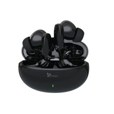 Deals, Discounts & Offers on Headphones - Syska Sonic Buds IEB800 True Wireless Earbuds with Ultra Sync Technology, 30Hr Play BackTime, Anti-Lag For Gaming, Smooth Touch Control, IPX4 Water Resistant (Jet Black, True Wireless)