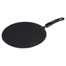 Deals, Discounts & Offers on Cookware - Cresta Aluminium Concave Tawa (26cm, Gas Stove Compatible), Black