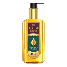 Deals, Discounts & Offers on Beauty Care - Bajaj Almond Drops Serum with Oil For Hair 100ml with Almond Oil & Vitamin E | Provides Long lasting Frizz Control | For 3x Softer Hair