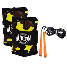 Deals, Discounts & Offers on Accessories - Aurion Wrist Ankle Weights Resistance Strength Training Exercise Bracelets Straps Gym with Skipping Rope