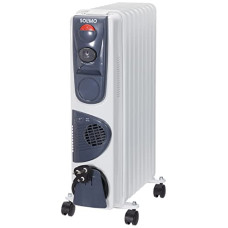 Deals, Discounts & Offers on  - Amazon Brand - Solimo OFR Room Heater, 9 Fin 2400 Watts Oil Filled Radiator with 400 Watts PTC Fan Heater, ISI Approved (White & Grey)