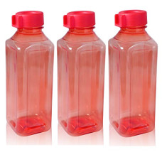 Deals, Discounts & Offers on  - Wonder Plastic Prime Atlanta 600 Fridge Bottle Set, Red Color, Set of 3 Bottles, 600 ml, Made in India