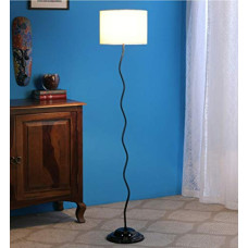 Deals, Discounts & Offers on  - tu casa Metal Iron Floor Lamp with Base Holder, Off White