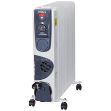 Deals, Discounts & Offers on  - Solimo OFR Room Heater, 13 Fin 2900W Oil Filled Radiator with 400W PTC Fan Heater, ISI Approved (White & Grey)
