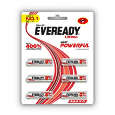 Deals, Discounts & Offers on Electronics - Eveready Ultima AAA Alkaline Battery, Pack of 6
