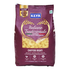 Deals, Discounts & Offers on  - Keya Gourmet Chifferi Rigati Durum Wheat Pasta, Elbow, 1Kg