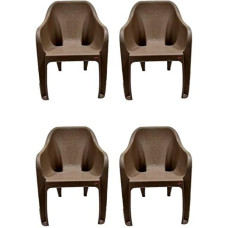 Deals, Discounts & Offers on Furniture - Cello Dynamo Chair Set Pack of 4 - Dark Beige