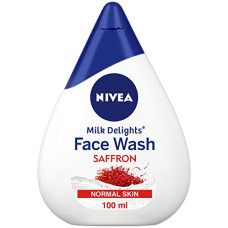Deals, Discounts & Offers on Beauty Care - Nivea Face Wash For Normal Skin, Milk Delights Saffron, 100 ml