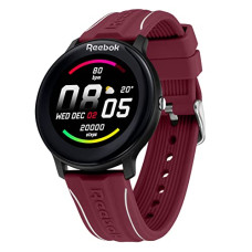 Deals, Discounts & Offers on Mobile Accessories - Reebok Smartwatch- with Full-touch HD Display, SpO2 sensor, Dynamic HRM, BP & Sleep Monitor, Durable Spindrop Strap, 15+ Sports Modes & Upto 15 days Battery- RV-ATF-U0-PBIR-BB- Red