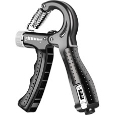 Deals, Discounts & Offers on  - YUVORA Hand Grip Strength Trainer, Hand Grip Strengthener with Counter, Adjustable Resistance 5 to 60 kg, Non-Slip Gripper, Perfect