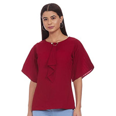 Deals, Discounts & Offers on Laptops - [Size XXL] Diverse Women's Regular Fit Round Neck Top