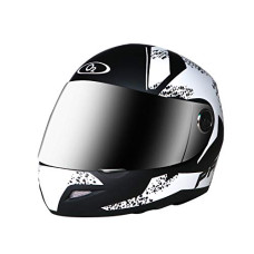 Deals, Discounts & Offers on  - O2 Max Pro Full Face Helmet with Scratch Resistant Visor, Cross Ventilation & Matte Finish Graphics For Mens Bike Motorcycle Scooty Riding
