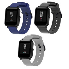 Deals, Discounts & Offers on Mobile Accessories - Sounce 3 Pack 20mm Watch Straps Compatible For Amazfit GTS 2 Mini, Amazfit Bip/ Bip U/ Bip U Pro/ Bip Lite, Bip S, Amazfit Pop/ Pop Pro, Amazfit, Amazfit GTS/ GTS 2/ GTS 2e,Amazfit GTR Galaxy Watch Active 2, Gear S2 Classic, Samsung Gear Trendy Watch Stra